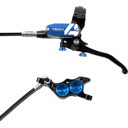 Hope Tech 4 E4 Disc Brake and Lever Set Blue, Front