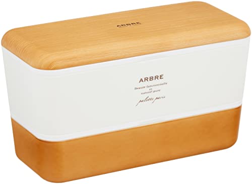 ARBRE 長角ネストランチ&木目箸箱セット メープル 276895