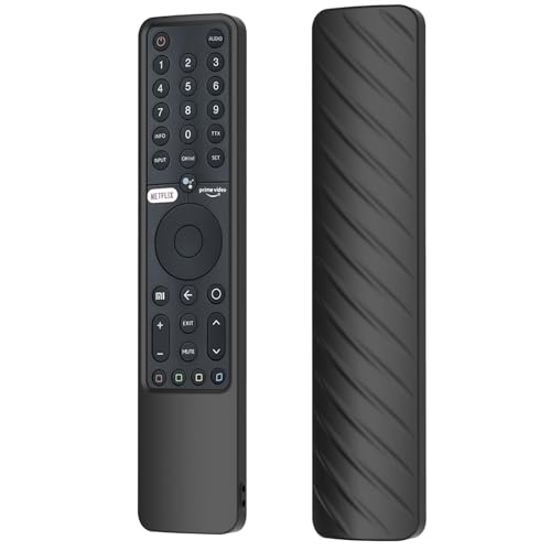 Funda de Silicona Compatible con el Mando a Distancia XIAOMI MI TV P1 / P1E / Q1 / Q1E / A2 Funda de Mando de Xiaomi TV XMRM-19 para Mando XIAOMI Smart TV A2
