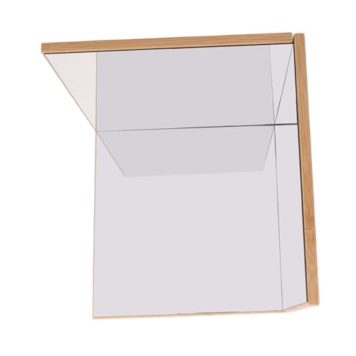 LRXIYODE Espejo Montessori para Resistente y Seguro Espejo Sensorial de Ángulo Recto para Exploración Stem Preescolar Material Educativo para Jardín Infantil y Autónomo