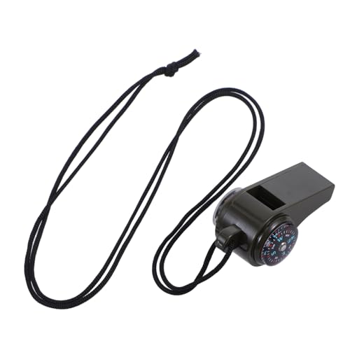 MAGICLULU Portable Survival Whistle with Compass and Thermometer Multi Function Emergency Whistle for Hiking and Camping Convenient Lightweight Outdoor Gear with Loud Sound Essential for