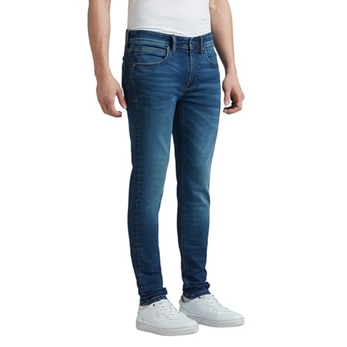 Image of Pepe Jeans Men's Regular Fit Jeans | Mid Rise | Chinox | Jeans for Man