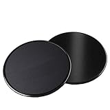 Nyack Exchange Exercise Floor Core Sliders, Dual Sided Gliding Discs Use on Carpet or Hardwood Floors, Light and Portable, Perfect for Home Gym Or Travel.