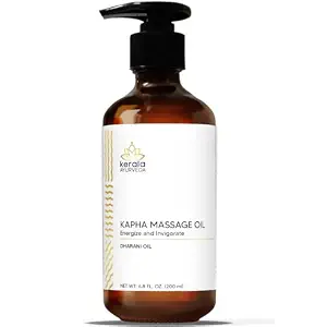 Kerala Ayurveda Nourishing Herbal Body Massage Oil with Tamarind Leaf and Ginger - 6.8 Fl Oz