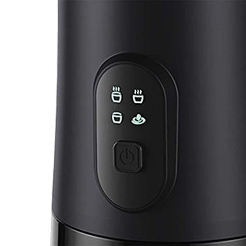 FAKEME Espumador de leite, 300 ml, aquecedor elétrico de leite quente e frio, espumador automático d