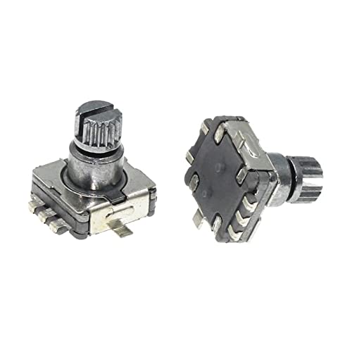 Composant encodeur rotatif EC11 type SMD bouton poussoir axe prunier 10mm pour électronique
