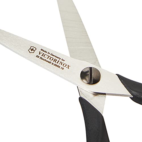 Victorinox Haushaltsschere, Bastelschere, Papierschere, Scharfe Klinge, 16 cm, Robuster Kunststoffgriff, Rostfreier Stahl, schwarz - Image 3