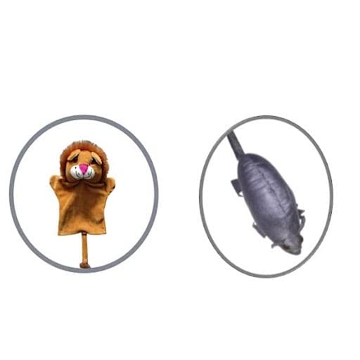 VARUSH Wild Animals & Birds Storytelling Hand Puppets - 2 pcs / Lion & Mouse /Hand Puppets for Kids Learning Playing / Gift for Kids (B0BDM5P47N) Amazon Price History, Amazon Price Tracker
