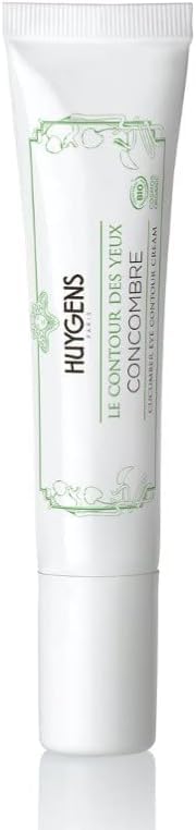 HUYGENS, Cucumber Eye Contour Cream, Organic Certified, 15ml, Clears & Elminates Dark Circles, 99% natural, Vegan - Image 2