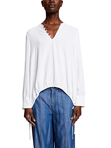 ESPRIT Damen 033ee1f306 Bluse, 100/White, XXL
