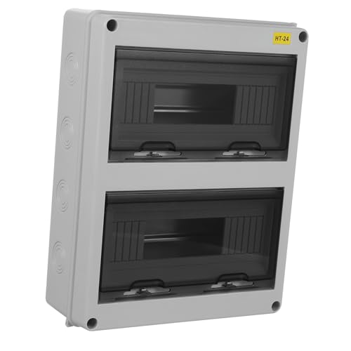 OSALADI Caja De Distribución Para Exteriores Caja De Conexiones Eléctrica De Plástico De Interruptores Prueba De Agua Para Iluminación y Protección Jardines y Fachadas