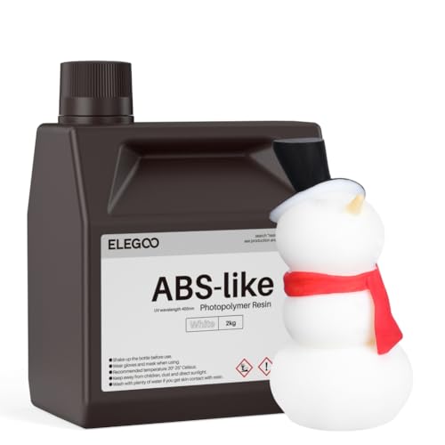 ELEGOO ABS-Like 3D Printer Resin White 2000g