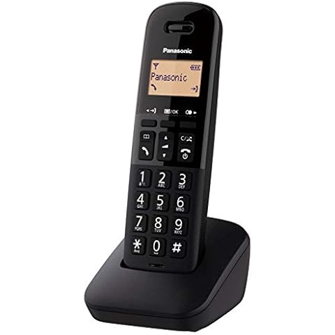 Panasonic KX-TGB610EB Big Button DECT Cordless Telephone with Nuisance Call Blocker (Single Handset Pack) - Black Cover