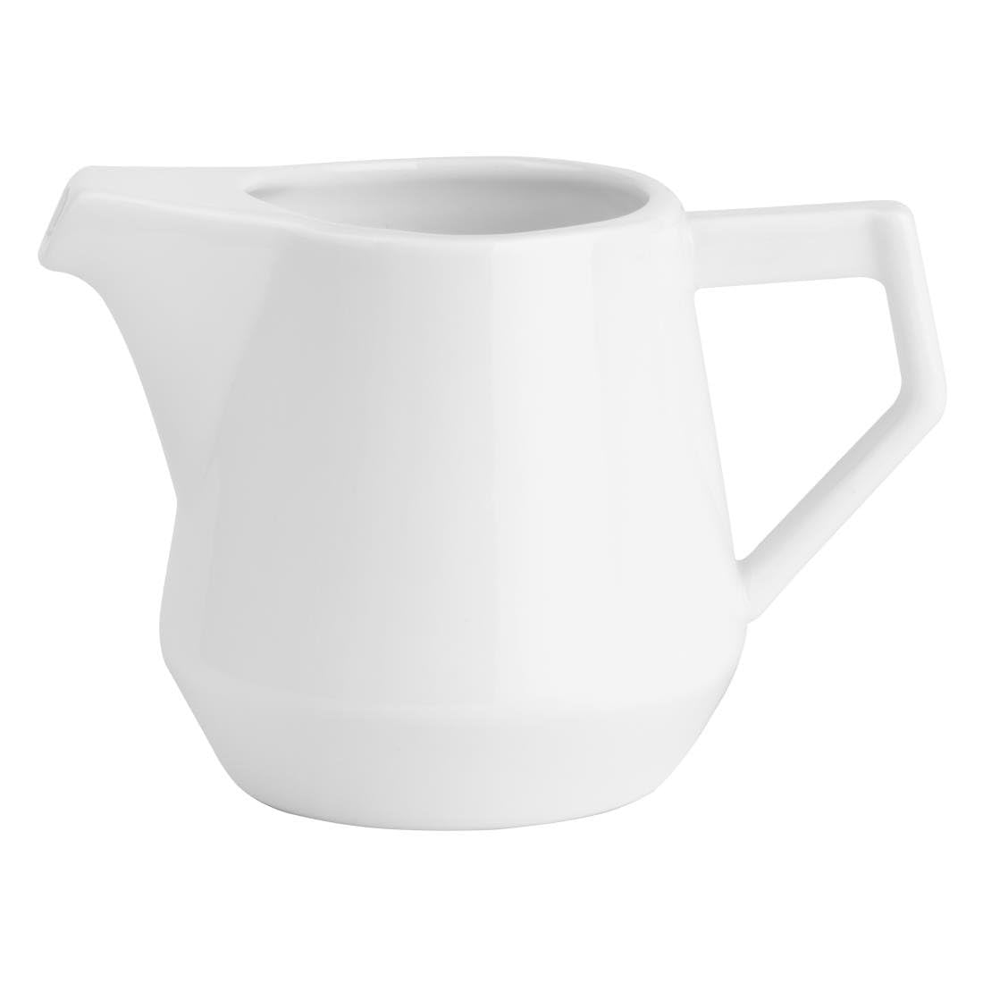 Olympia White Ware Deco Jugs 200Ml (6 Pack)