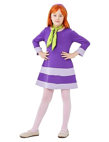 Disfraz infantil Daphne para niñas con accesorios miniatura 6