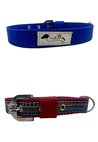 Forever99 Pet Shop Dog Collar Neck Belt Military Grade Training Soft and Durable for Small Medium Dog Neck Belt Art 135 Combo 2 Pack Collar (B0841PG695) Amazon Price History, Amazon Price Tracker