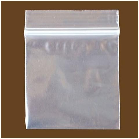 [2"X3" 1000 Pack] HomeyGear Small Clear Plastic Bags with Reclosable Zippered Top, 2” X 3” Tiny Zipper Storage Baggies For Home , Office, Kitchen, 2 Mil Thick, 1000 Count Cover