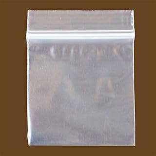[3"X3" 1000 Pack] HomeyGear Small Clear Plastic Bags with Reclosable Zippered Top, 3” X 3” Tiny Zipper Storage Baggies For Home , Office, Kitchen, 2 Mil Thick 1000 Count
