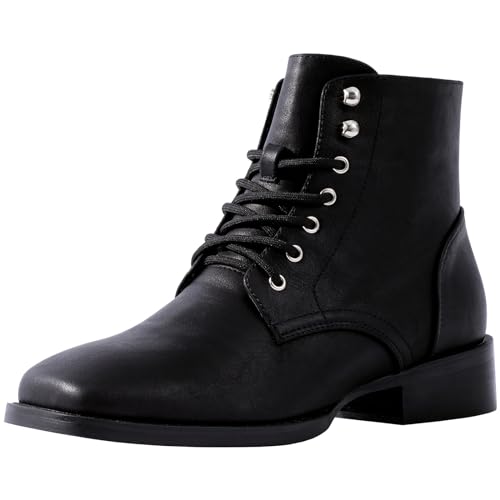 Finding the Best in Slot Range Boots for Your Style 15 J's.o.l.e Men's Chelsea Dress Boots Square Toe Chukka Ankle Boots for Men Lace Up Business Work Daily Shoes Black US 13