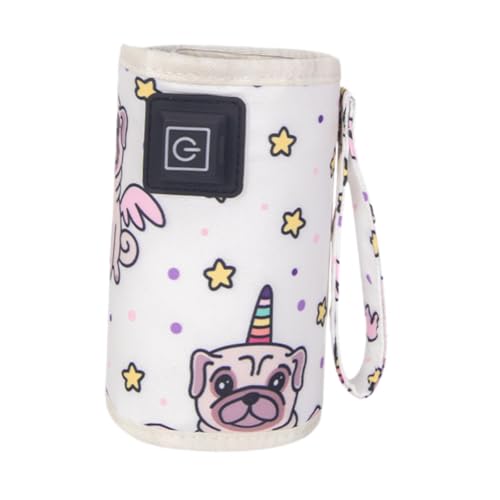 predolo Aquecedor de mamadeira portátil USB com 3 níveis de temperatura, ideal para compras, uso externo e carro. Perfeito para levar na bolsa ou para o