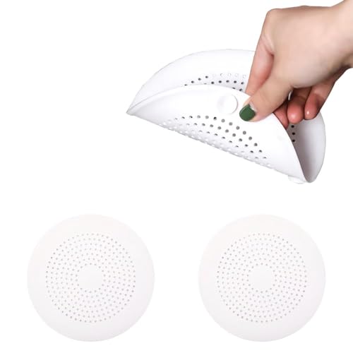 Abflusssieb Silikon, 2 Stück Abflusssieb Dusche, Abfluss Haarfänger mit...