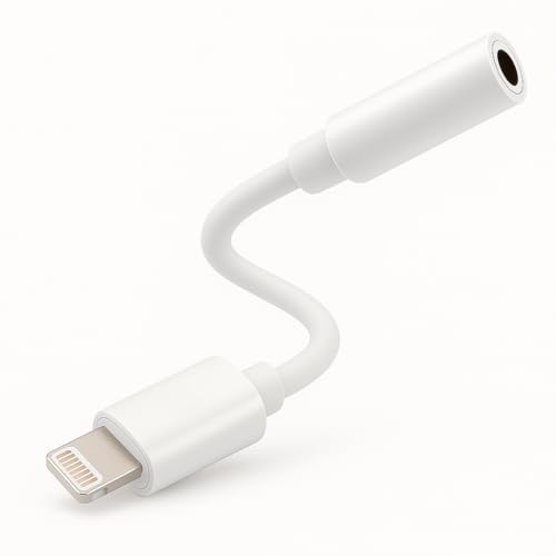 Image of Apple-MFI Certified Lightnlng to 3.5 mm Headphone Jack Adapter, Aux Audio Jack, Compatible with I-Phone 14 /13 /12 /11 Pro /Xr /Xs Max /X /8 /6 All iOS Devices