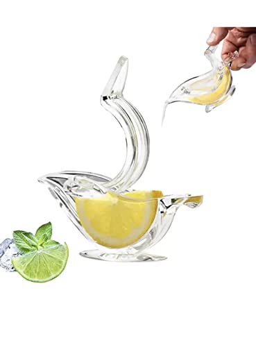 Glass Acrylic Crystal Press Lime Juicer Kitchen Tools Dinner Plate Elegance Press Art Bird Lemon Squeezer