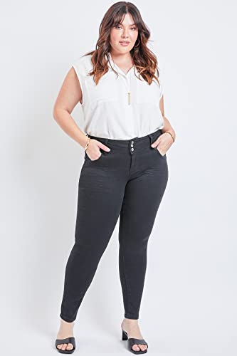 Royalty For Me Womens Women's Plus Size Wannabettabutt 3 Button Lycra Sustainable JeanJeans2