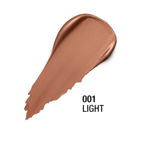 Manhattan Multi-Tasker 3-In-1 Bronzing Stick, cremiger Bronzer mit lichtreflektierenden Pigmenten, warm-schimmerndes Finish, vegane Formel, 4,5 g, Fb. 001, Light