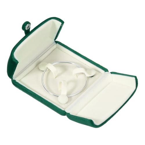 sourcing map Velvet Bracelet Bangle Box Green Jewelry Gift Case B...