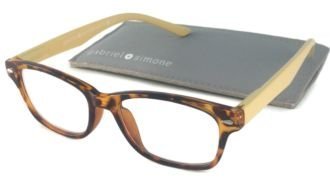 Gabriel + Simone Reading Glasses Reading Glasses - Jardin Tortoise / Tortoise and Beige