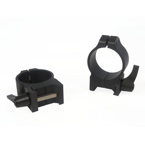 Warne Scope Mounts Medium Matte Quick Detach Rings (30mm) by Warne Scope Mounts