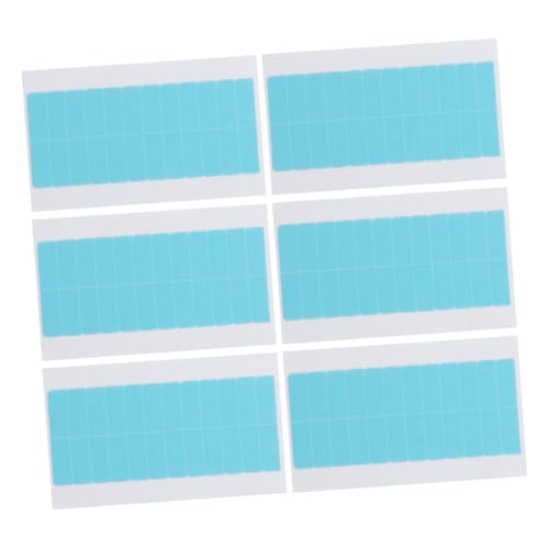 Ipetboom 6 Sheets Hair Extension Holder Tape Double-Sided Sticker Tabs Flexible Tape-in Wigs