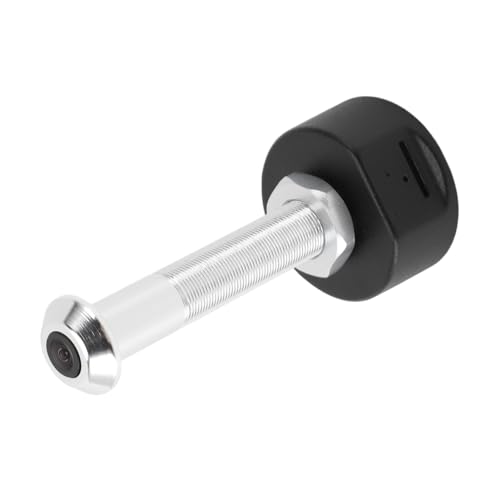 Cámara Wifi Peephole, Visor de la Puerta de Cámara HD de 1080p HD Peep con Detección de Movimiento, Visión Nocturna y Lente Gran Angular de 170 °, Aplicación de Soporte, para (SILVER)