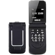 Cuifati Unlocked Flip Phone for Seniors, 2G GSM Flip Phone with OLED Screen, 32MB 64MB ROM Cell Phone Easy to Use Clear Sound Fast Call One Time Black