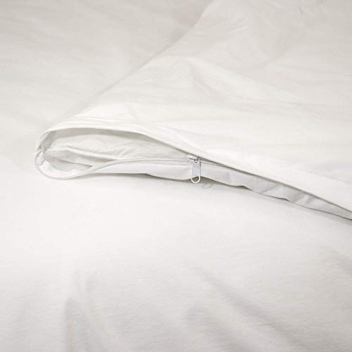 Snugglemore King Size Water Resistant Downproof Duvet Protector Zipped Fully Encased Luxury Non-Rustle Microfibre Fabric Optional Pillow Protectors Available