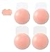 Produktbild BDSMAGE Damen Nipple Cover Silikon-Gel Brustaufkleber Nippelabdeckung Büstenhalter self Adhesive Push up [wiederverwendbar], 1 Paar Blume, Cup A-D