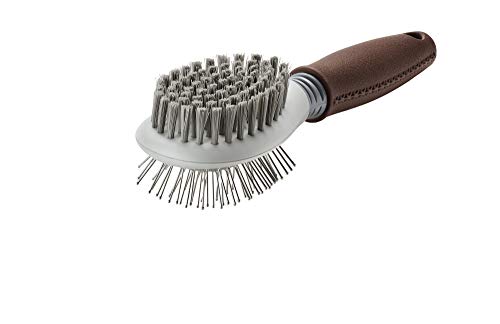 HUNTER SPA Kombibürste Bürsten und Pflegen, für Hunde, 22,0 x 7,5 cm, L, grau / braun