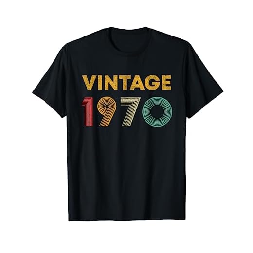 Vintage 1970 Regalo 52 años Cumpleaños Hombre Mujer Camiseta