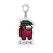 Wuhuayu Among Us Llavero Jugador Fiesta Unisex Acrylic(Color:K)