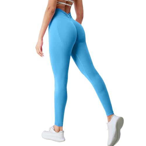 Pantalones de fitness transpirables de cintura alta que evitan marcas y sujetan el abdomen
