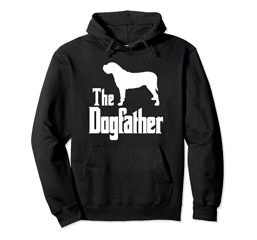 The Dogfather - funny dog gift, funny English Mastiff Pullover Hoodie, Black