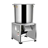 DNEPEI Commercial Food Processor, 1800W Electric Vegetable Chopper Thickened Stainless Steel 3500 RPM for Animal Feed for Vegetables Grains Peanut Ginger Garlic 220V-1500W