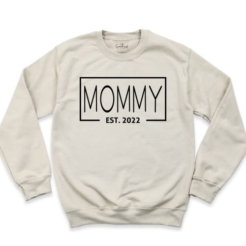 Custom Mommy and Daddy Est Sweatshirt, Mom Dad Crewneck, Mothers Day, Fathers Day, Mama Gift, Gift for Mom Dad, Newly Mommy Daddy, Dad Christmas Gift, Mom Christmas Gift4