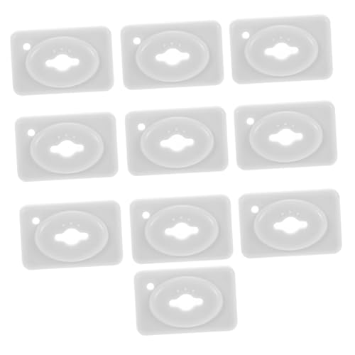 Vaguelly 10個 ソケット保護カバー チャイルド ドア つまみ アウトレットカバーベビー の のためのドアロック プロテクター コーナー センサー Abs 白い