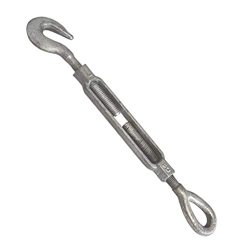 MH GLOBAL Tensor Gancho Ojo Polea Galvanizado Forjado en Caliente 1/4 pulg x 4 pulg miniatura 3