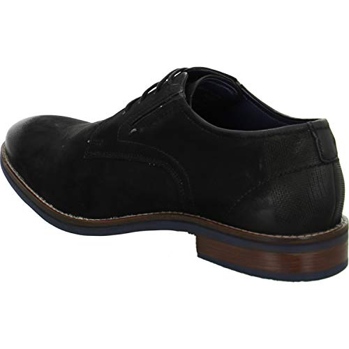 Image of bugatti Men's 311818023500 Derbys, Black (Black 1000), 7.5 UK, Black Black 1000, 6.5 UK