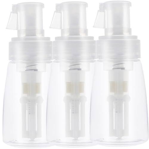 TOGEVAL 3Pcs Talco Polvo De Polvo Botella Bocanadora Alimentador De Alimentación De Alimentación De Spray Fragancia Fragancia Spray Vinegar Biber Biberones Bebida Química Biberón De Viaje