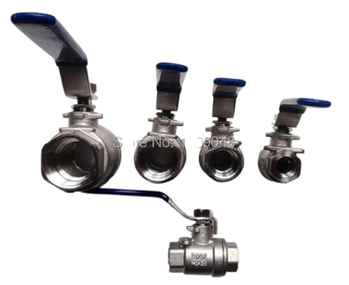 Válvula de bola de 1 pulgada con control de 2 vías y estructura de acero inoxidable SS201 4