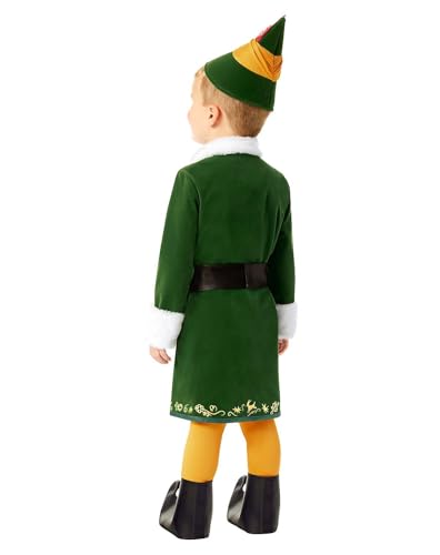 Disfraz completo Buddy the Elf para niños 5T-6T miniatura 2
